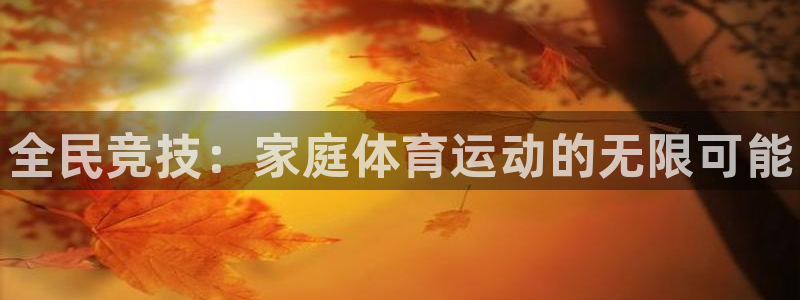海南必发官网下载：全民竞技：家庭体育运动的无限可能